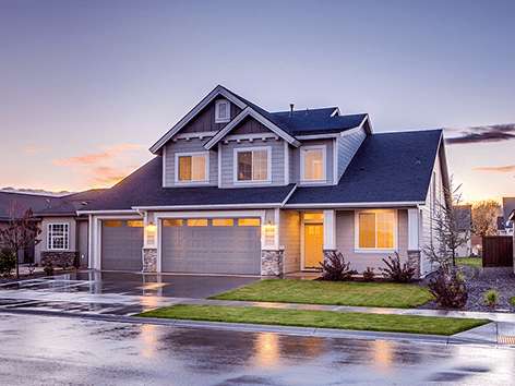 Exterior shot of a house